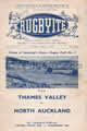 Thames Valley v North Auckland 1955 rugby  Programme
